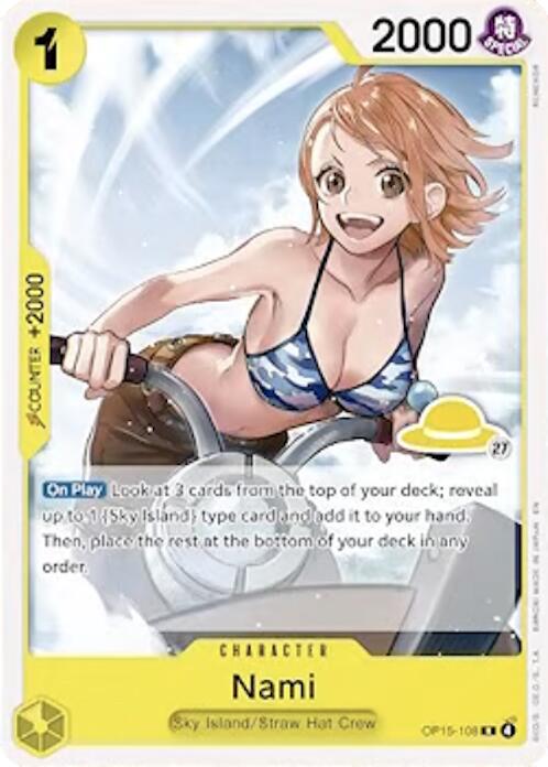 Nami (Luffy Deck) (OP15-108) [Set Sail Deck Set]