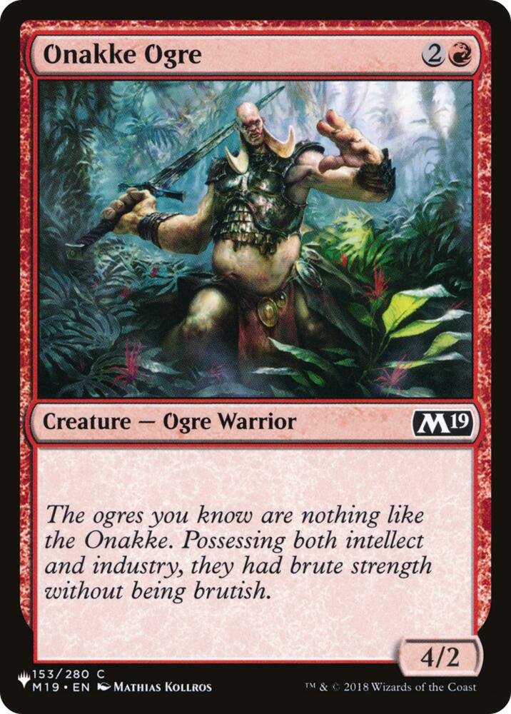Onakke Ogre (153) [The List]
