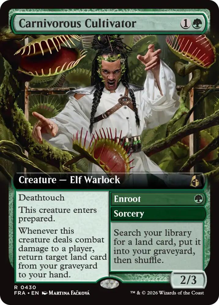 Carnivorous Cultivator (Extended Art) (430) [Reality Fracture]