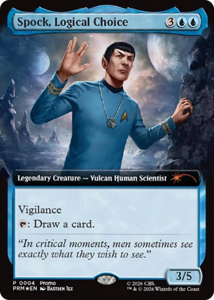 Spock, Logical Choice (Extended Art) (4) [Media Promos]