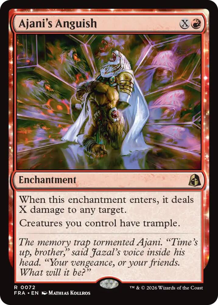 Ajani's Anguish (72) [Reality Fracture]