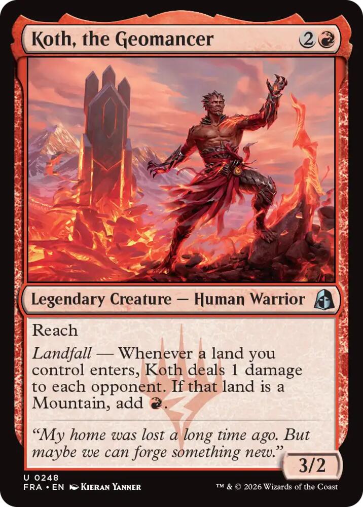 Koth, the Geomancer (248) [Reality Fracture]