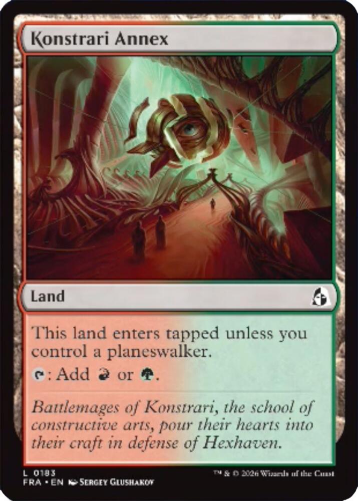 Konstrari Annex (183) [Reality Fracture]