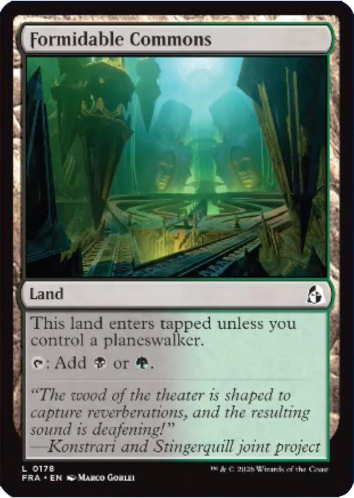 Formidable Commons (178) [Reality Fracture]
