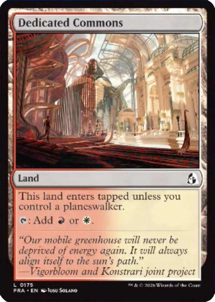 Dedicated Commons (175) [Reality Fracture]