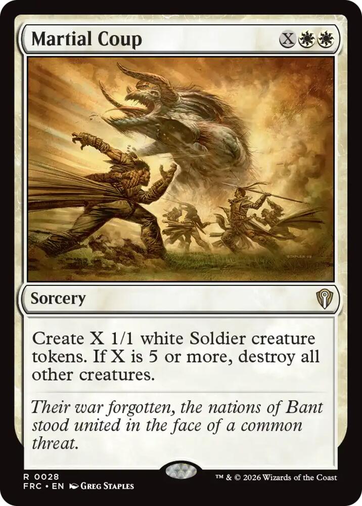 Martial Coup (28) [Reality Fracture Commander]