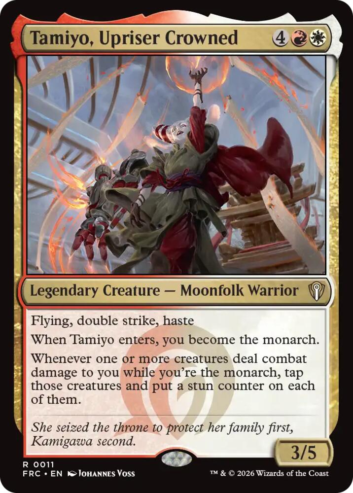 Tamiyo, Upriser Crowned (11) [Reality Fracture Commander]