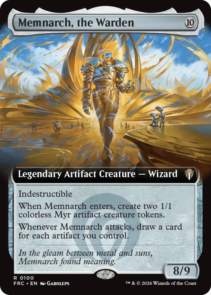 Memnarch, the Warden (Extended Art) (100) [Reality Fracture Commander]