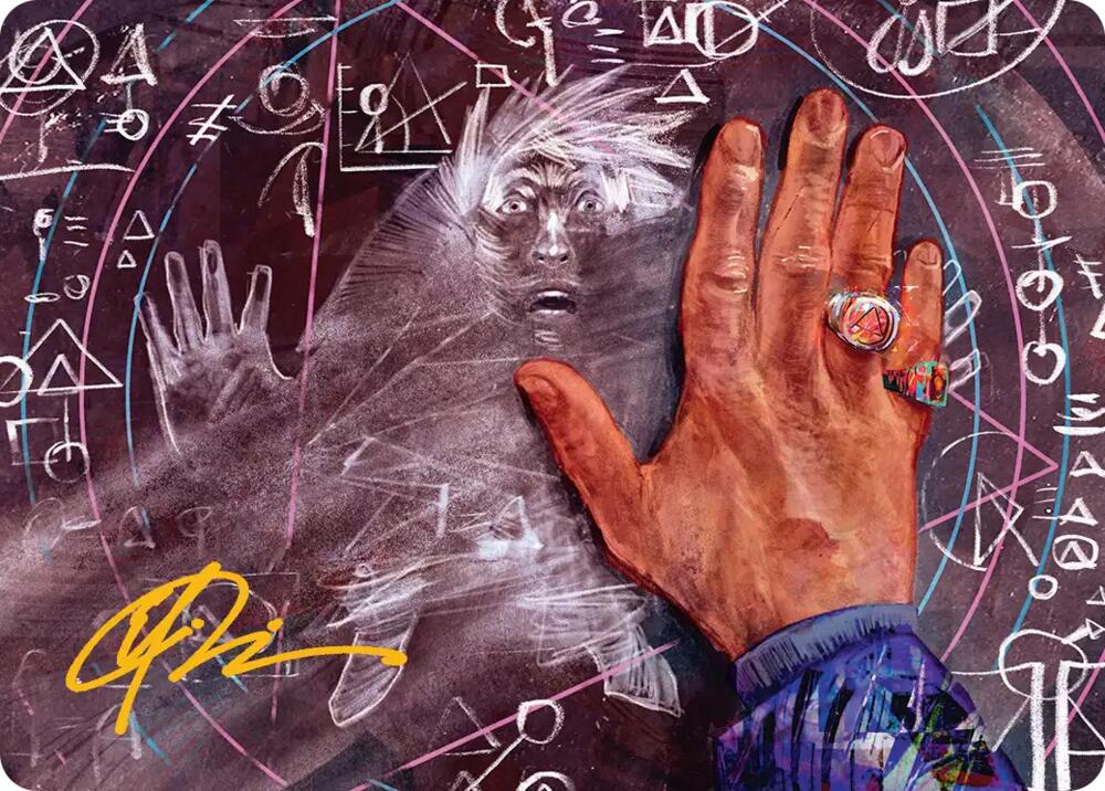 Solve for Disappointment Art Card (Gold-Stamped Signature) (14) [Reality Fracture Art Series]
