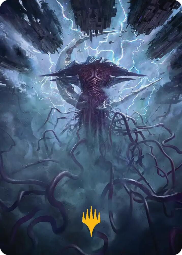 Emrakul, the Exigent Doom Art Card (Gold-Stamped) (1) [Reality Fracture Art Series]