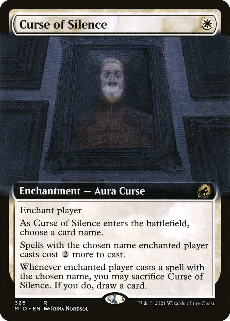 Curse of Silence (Extended) [Innistrad: Midnight Hunt]