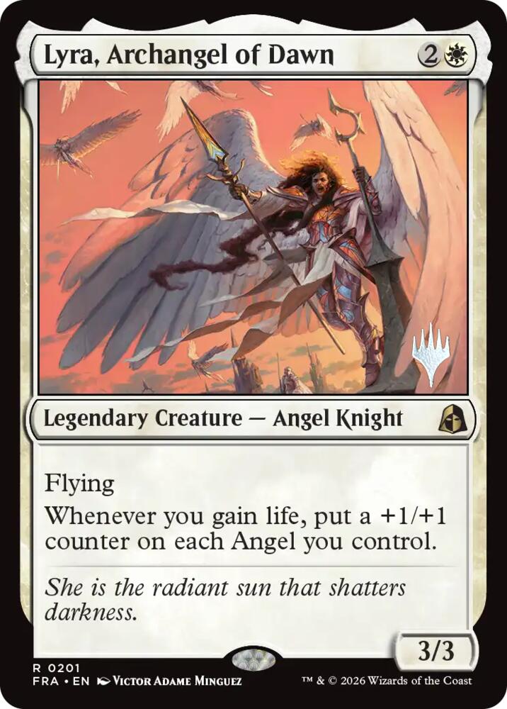 Lyra, Archangel of Dawn (201) [Reality Fracture Promos]