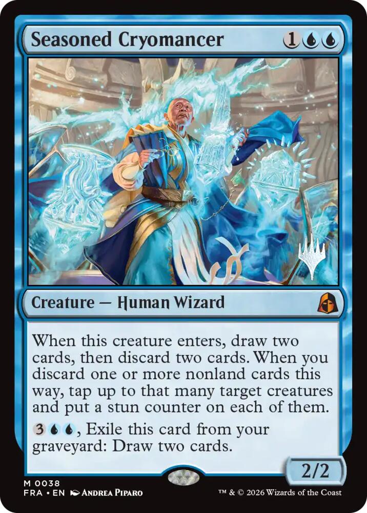 Seasoned Cryomancer (38) [Reality Fracture Promos]