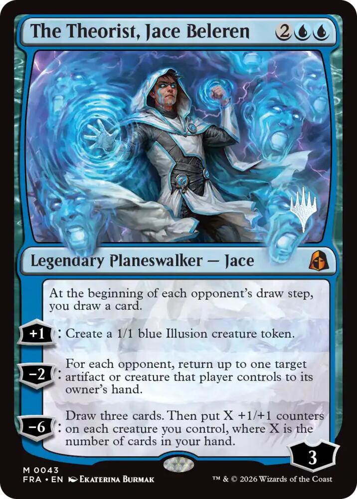 The Theorist, Jace Beleren (43) [Reality Fracture Promos]