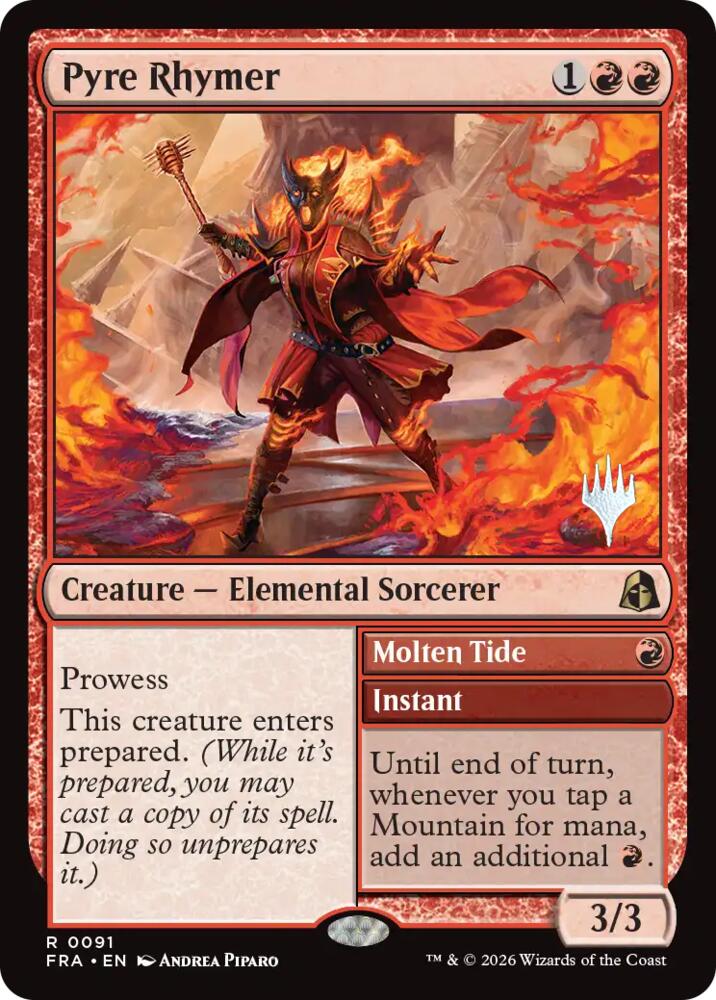 Pyre Rhymer (91) [Reality Fracture Promos]