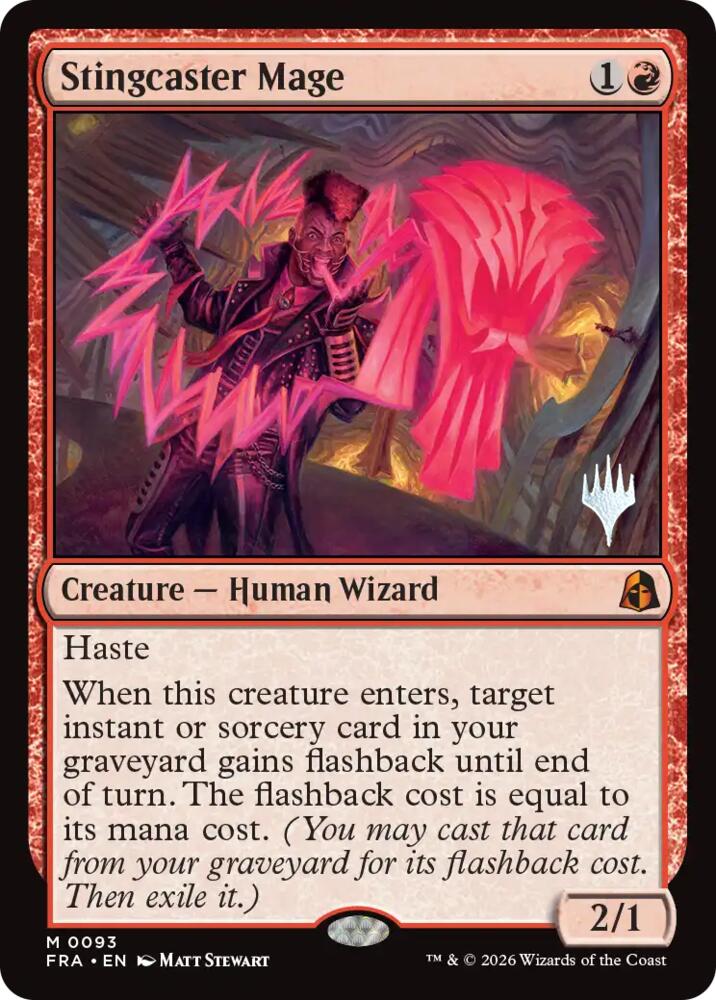 Stingcaster Mage (93) [Reality Fracture Promos]