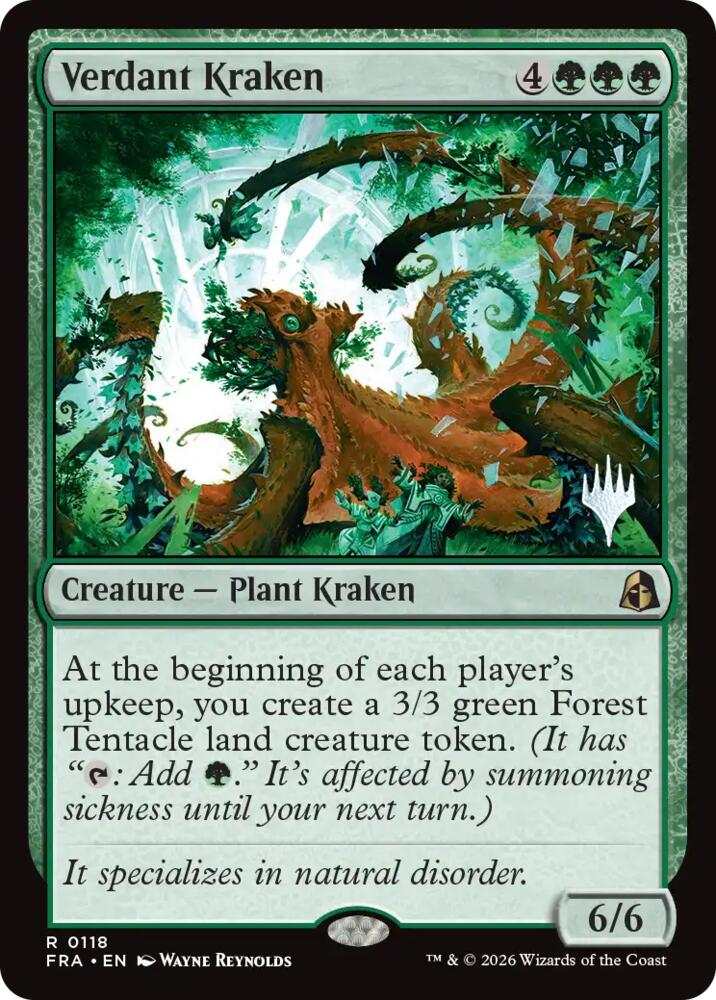 Verdant Kraken (118) [Reality Fracture Promos]
