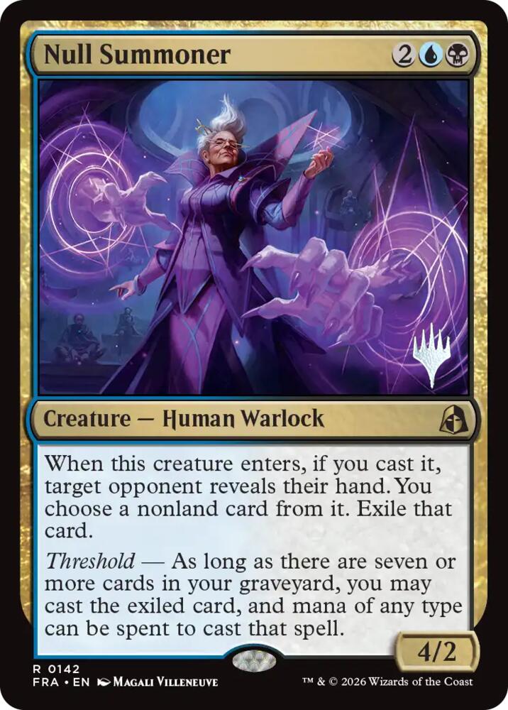 Null Summoner (142) [Reality Fracture Promos]