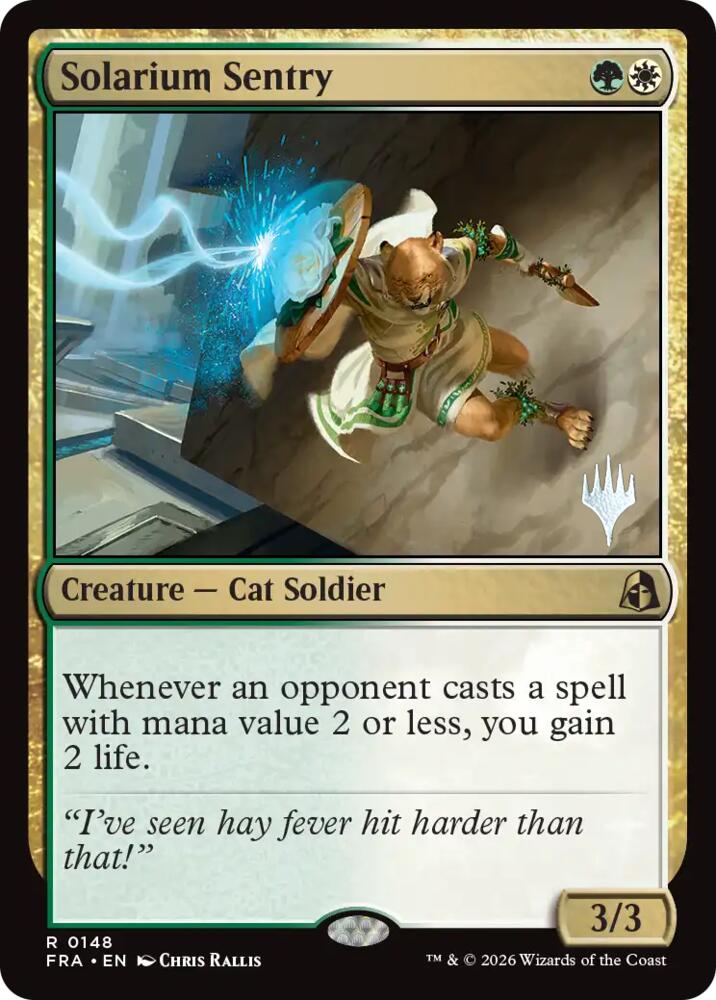 Solarium Sentry (148) [Reality Fracture Promos]