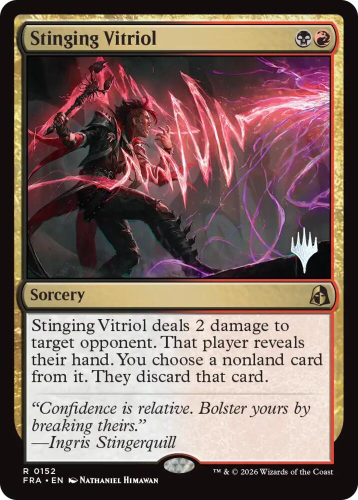 Stinging Vitriol (152) [Reality Fracture Promos]