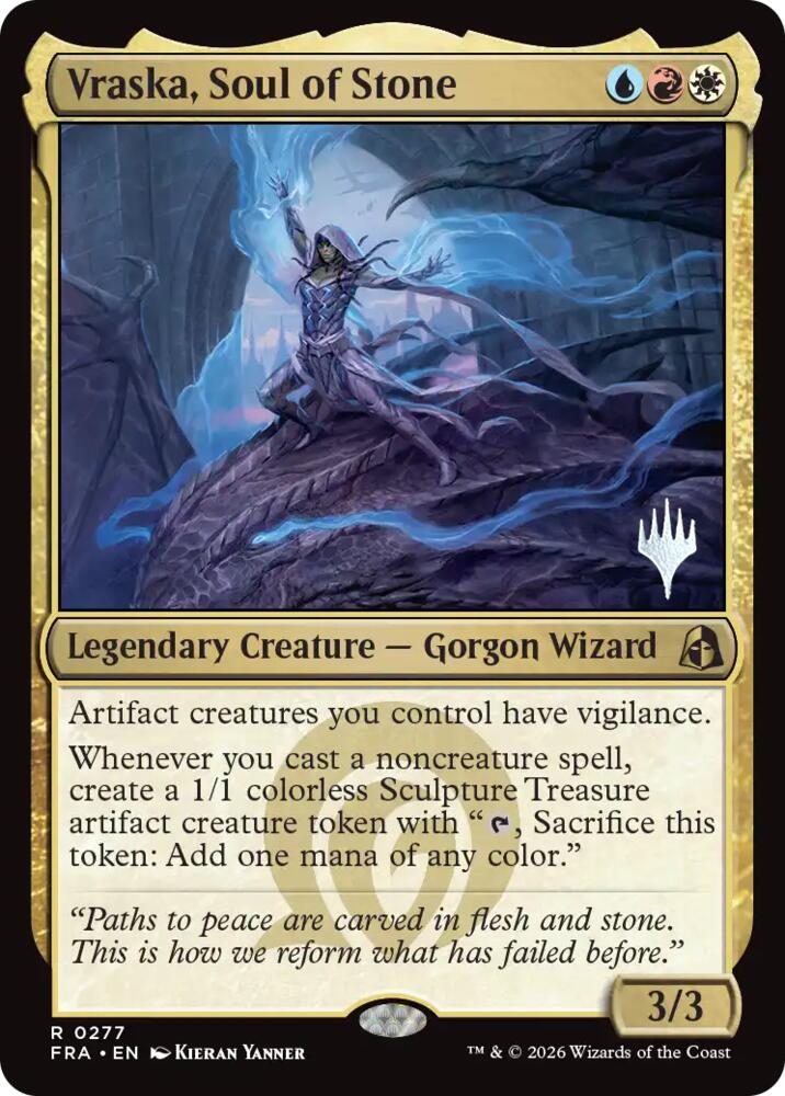 Vraska, Soul of Stone (277) [Reality Fracture Promos]
