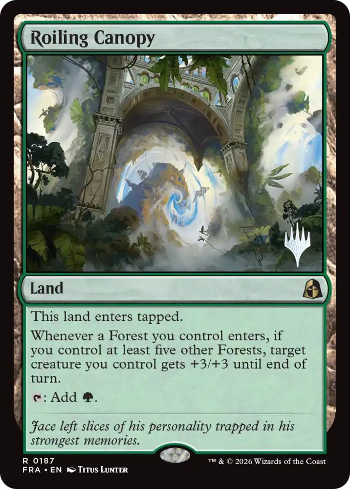 Roiling Canopy (187) [Reality Fracture Promos]