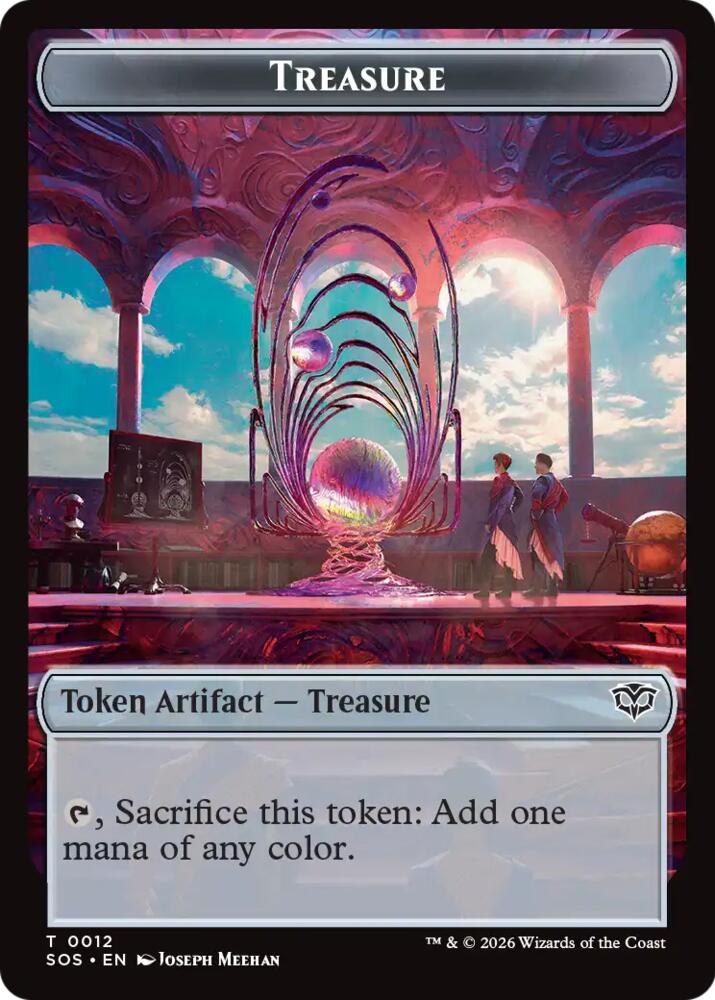 Treasure // Food Double-Sided Token (12 // 27) [Secrets of Strixhaven]