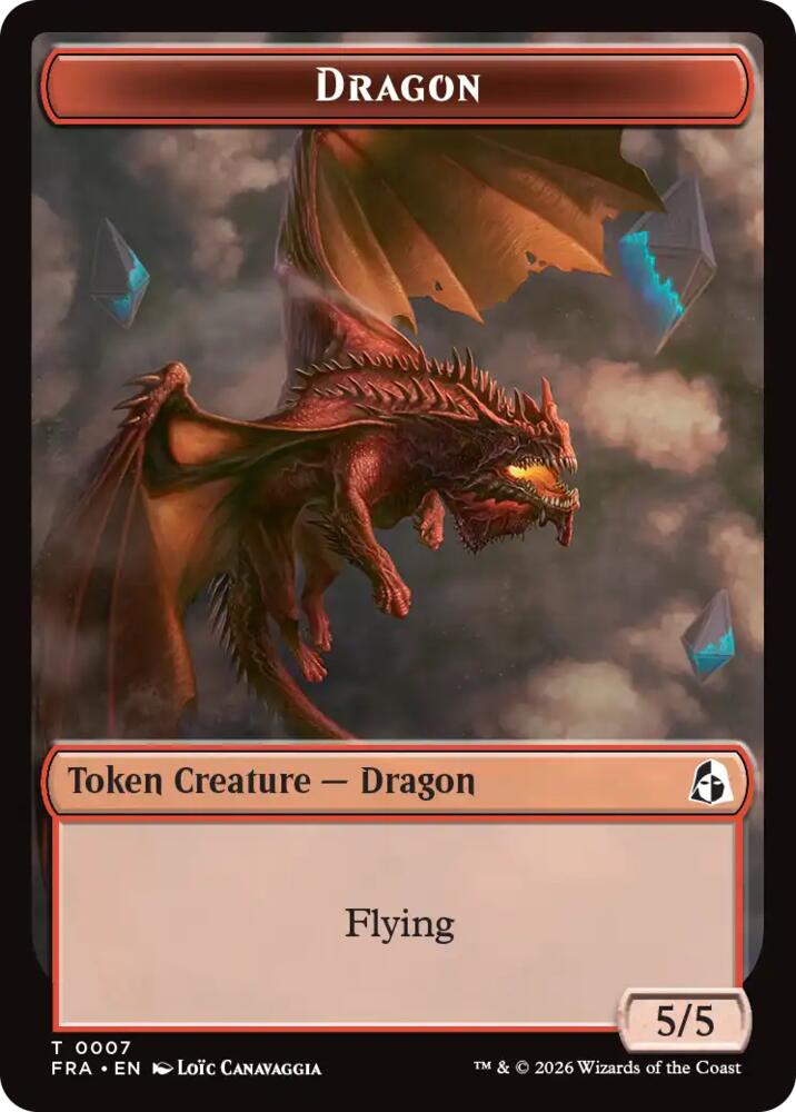 Dragon // Forest Tentacle Double-Sided Token (7 // 9) [Reality Fracture]