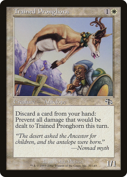 Trained Pronghorn (JUD-030) - Judgment Foil