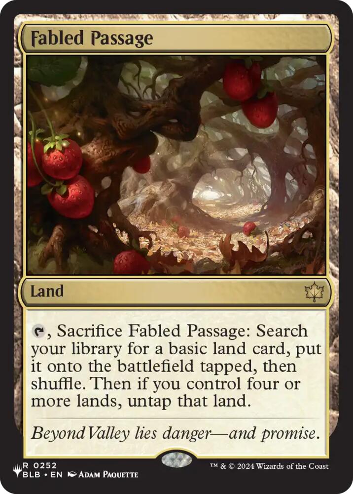 Fabled Passage (BLB) (252) [The List]