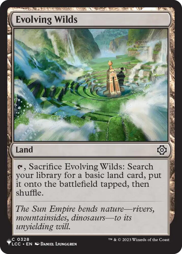 Evolving Wilds (LCC) (328) [The List]