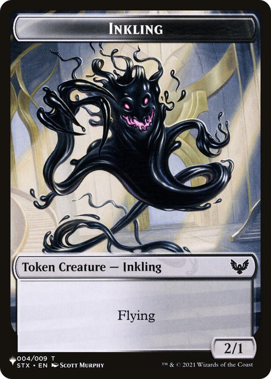 Inkling // Treasure Double-Sided Token (4 // 13) [The List]