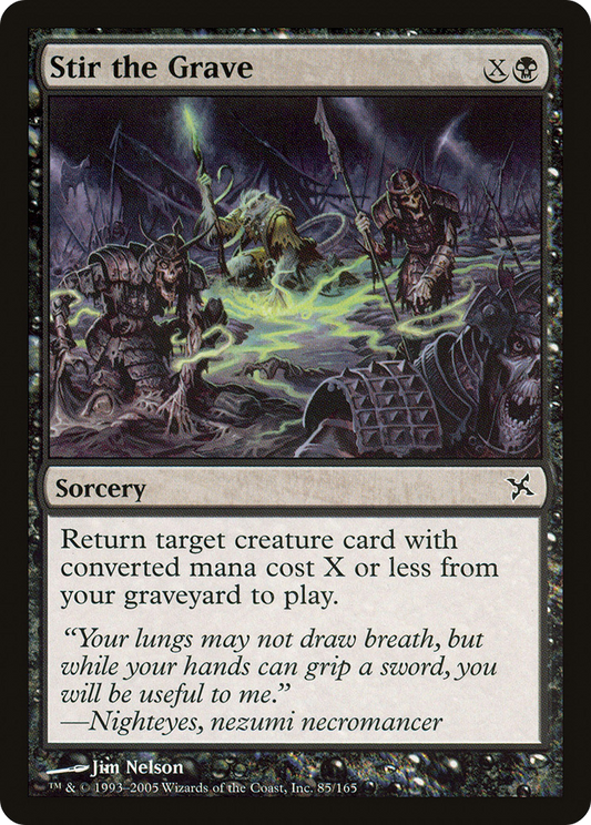 Stir the Grave (BOK-085) - Betrayers of Kamigawa Foil