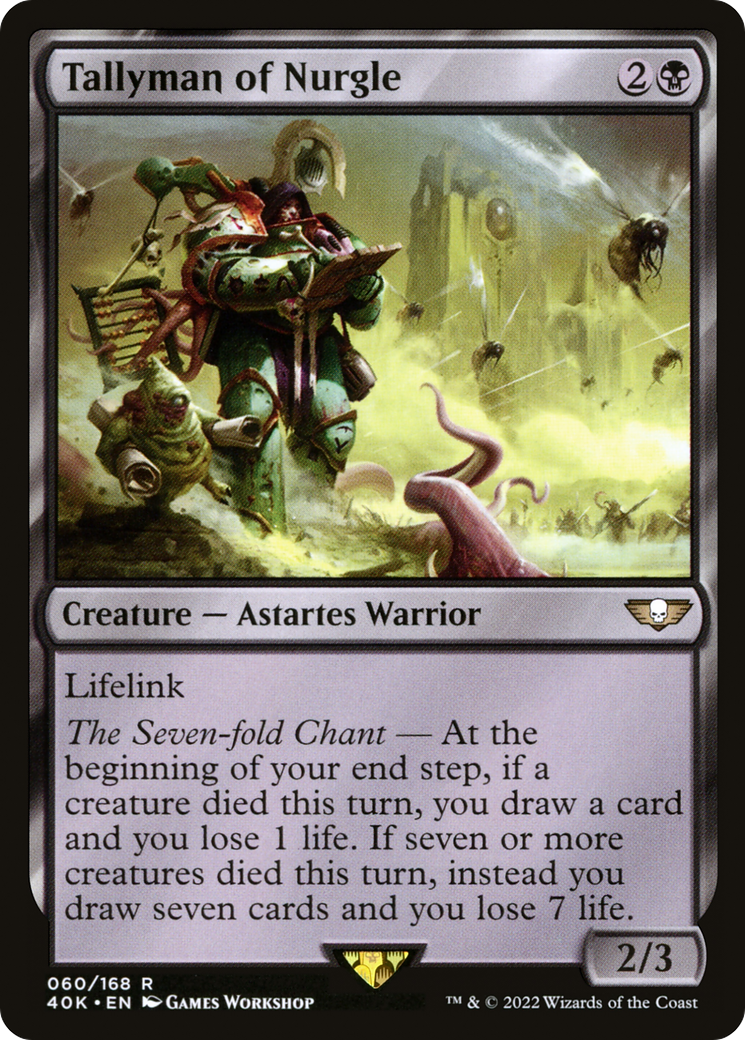 Tallyman of Nurgle [Universes Beyond: Warhammer 40,000]