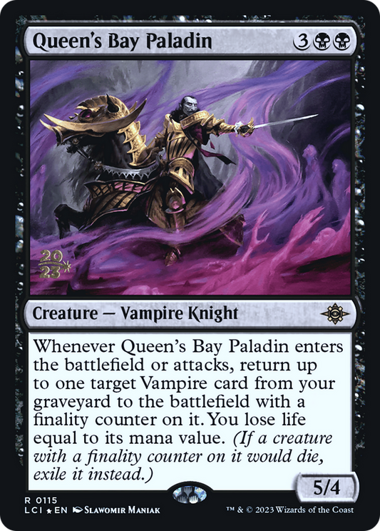 Queen's Bay Paladin [The Lost Caverns of Ixalan Prerelease Cards]