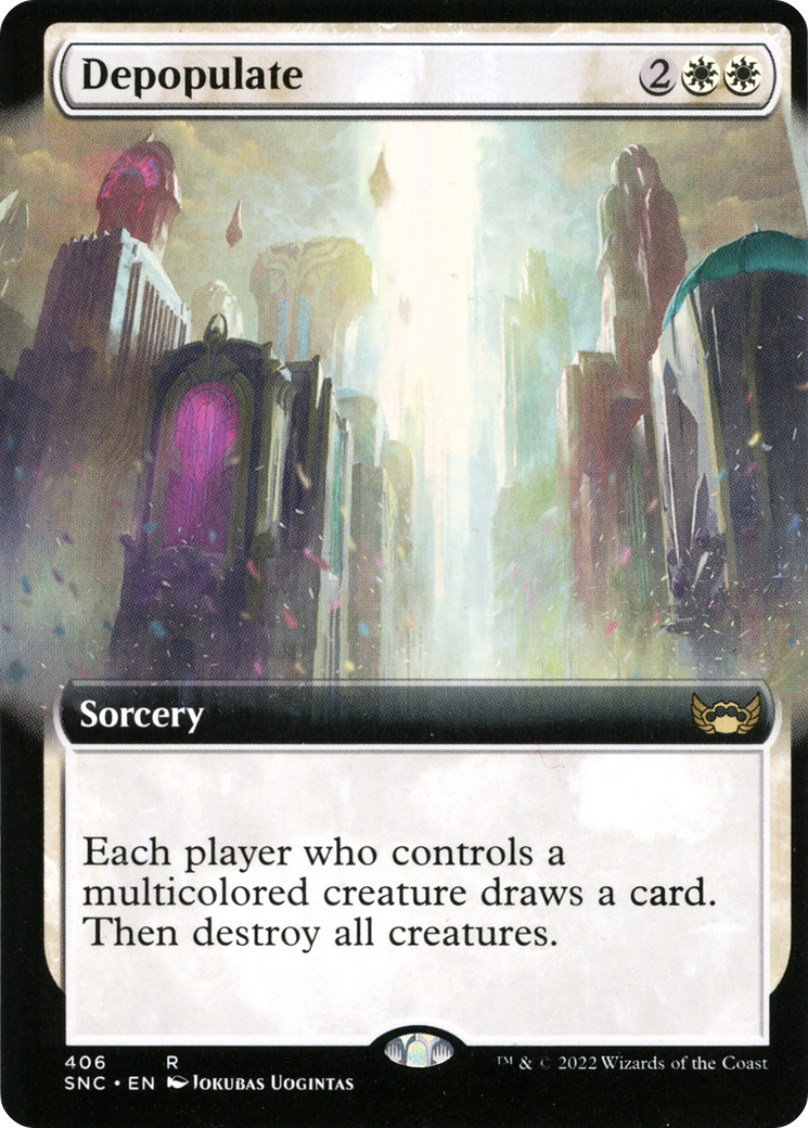 Depopulate (SNC-406) - Streets of New Capenna: (Extended Art)