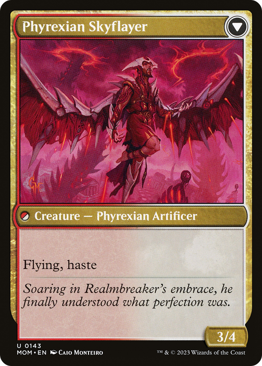 Harried Artisan // Phyrexian Skyflayer (MOM-143) - March of the Machine