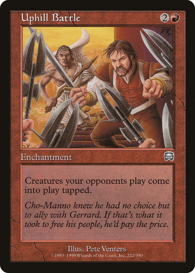 Uphill Battle (MMQ-222) - Mercadian Masques Foil