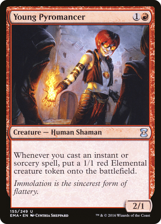 Young Pyromancer (EMA-155) - Eternal Masters