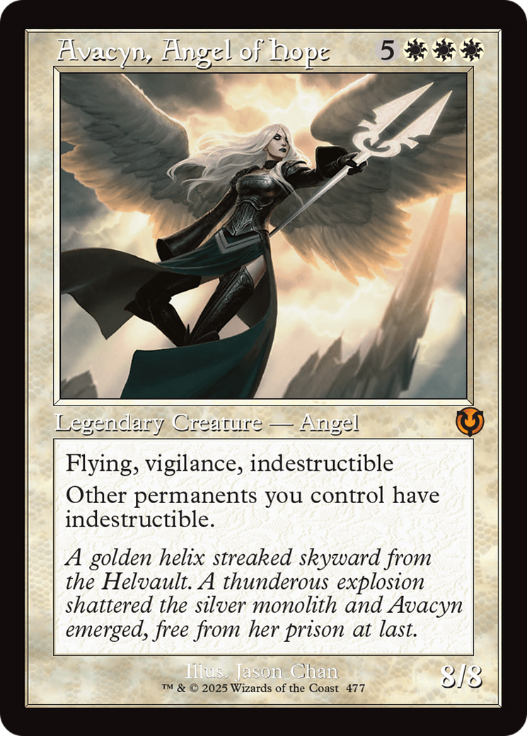 Avacyn, Angel of Hope (INR-482) - Innistrad Remastered: (Showcase) (Borderless)
