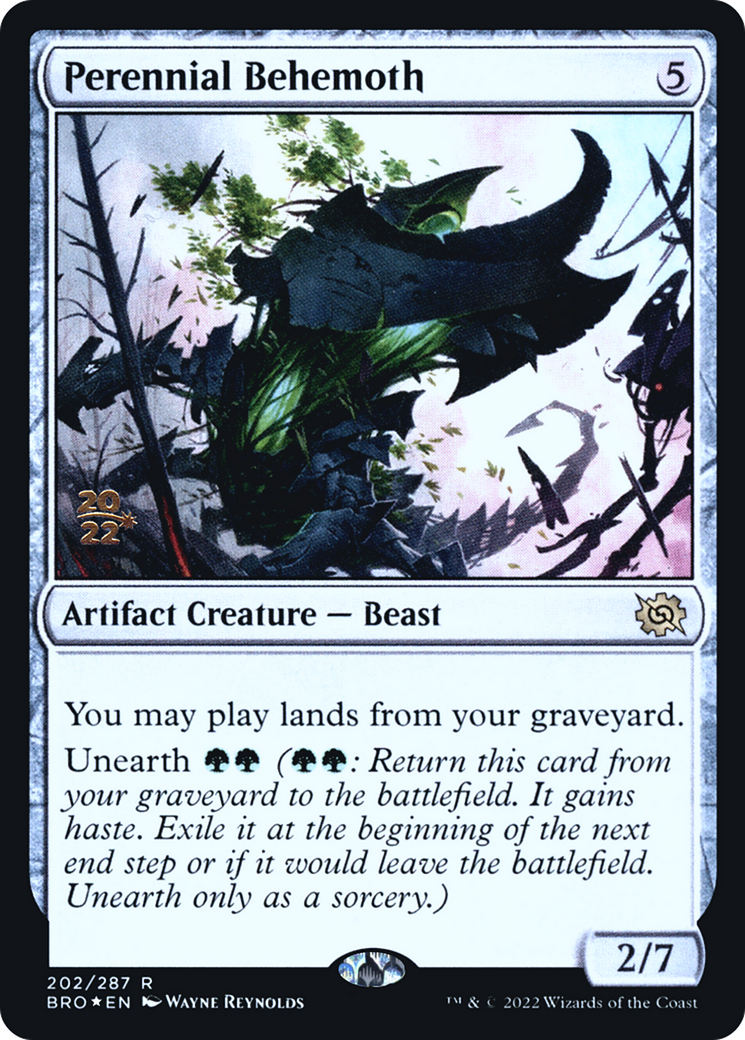 Perennial Behemoth [The Brothers' War: Prerelease Promos]