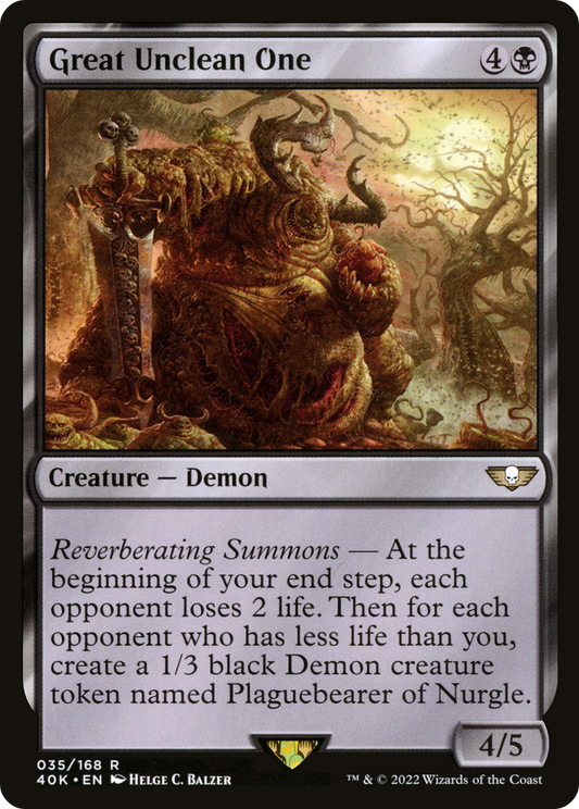 Great Unclean One [Universes Beyond: Warhammer 40,000]