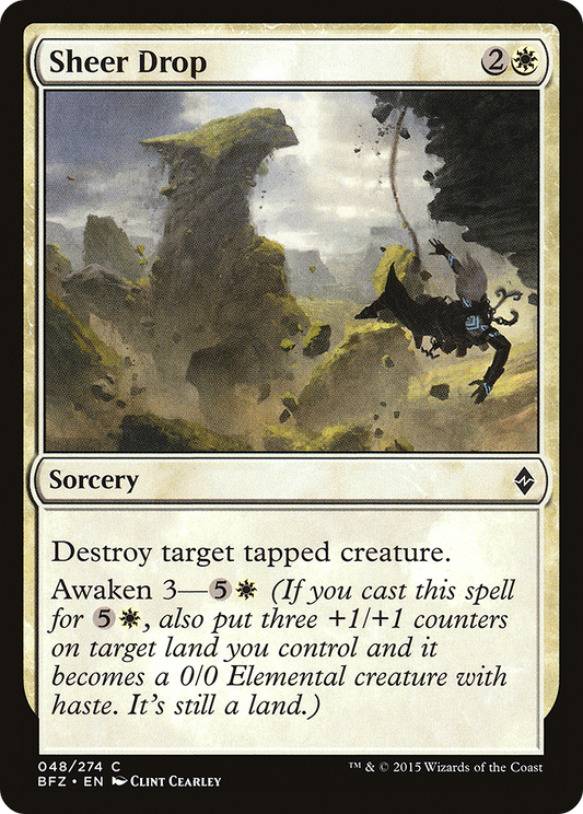 Sheer Drop [Battle for Zendikar]