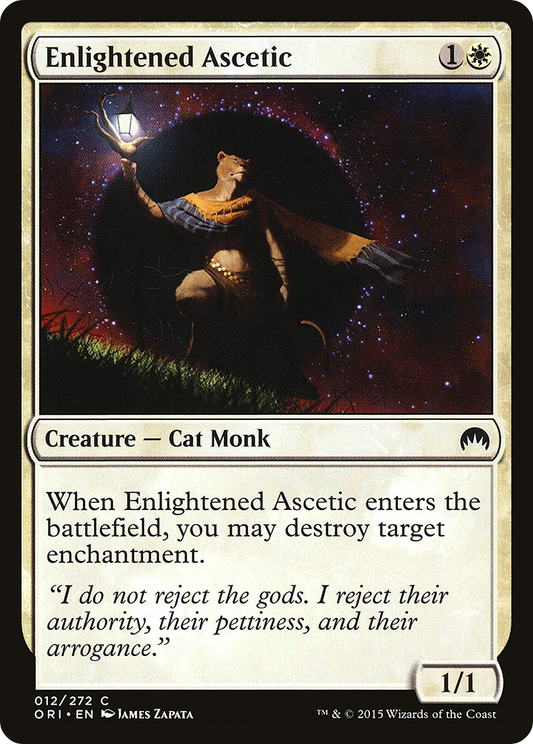 Enlightened Ascetic (ORI-012) - Magic Origins