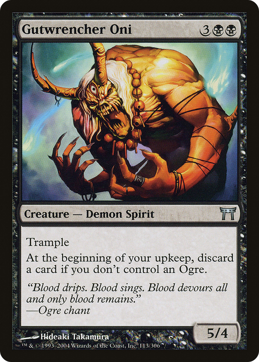 Gutwrencher Oni (CHK-113) - Champions of Kamigawa Foil