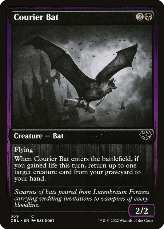 Courier Bat (DBL-369) - Innistrad: Double Feature Foil
