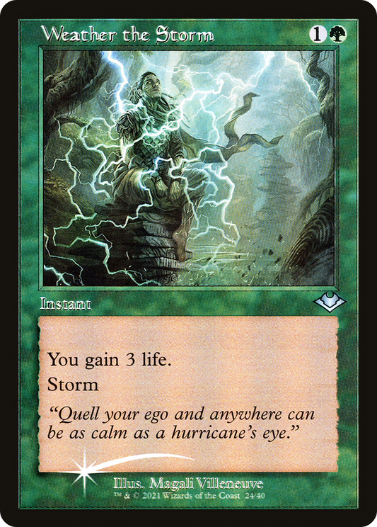 Weather the Storm (MH1-024) - Modern Horizons 1 Timeshifts Etched Foil
