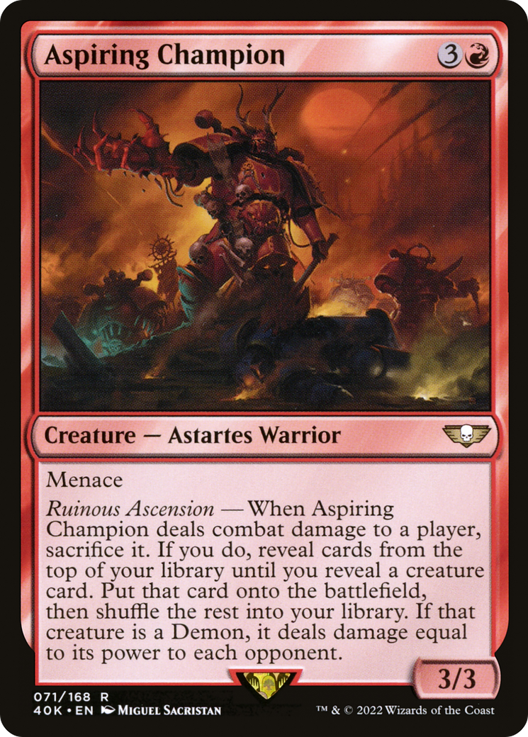 Aspiring Champion [Universes Beyond: Warhammer 40,000]