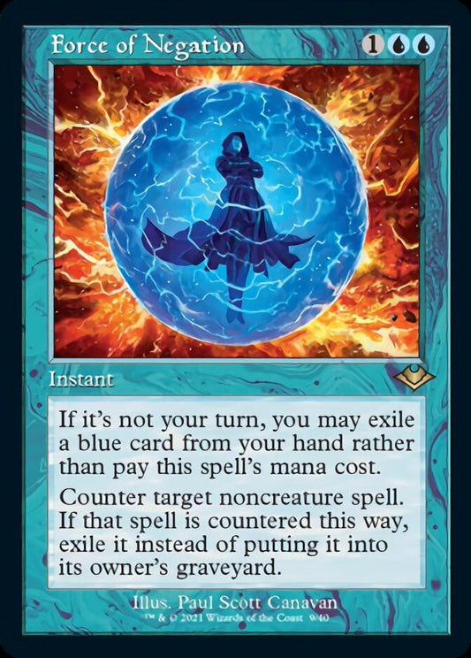 Force of Negation (Retro Foil Etched) [Modern Horizons]