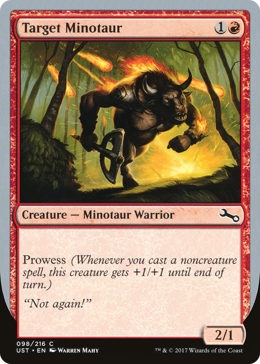 Target Minotaur (UST-098) - Unstable Foil